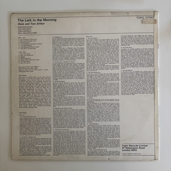 The Lark In The Morning