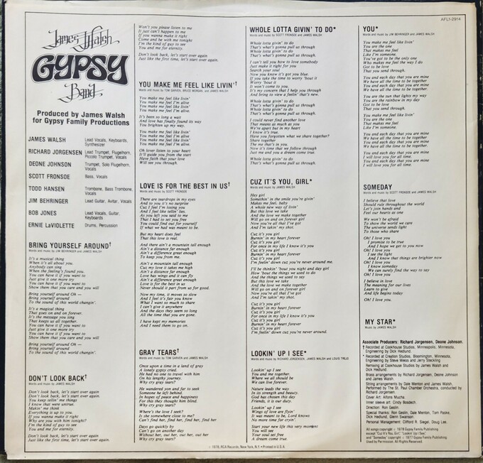 James Walsh Gypsy Band