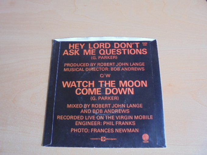 Hey Lord, Don't Ask Me Questions