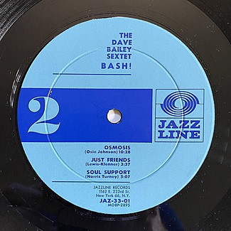 シ*ン様 Bash! The Dave Bailey Sextet レコード The Dave Bailey Sextet – Bash! – Vinyl (LP, Album + 2 more), 1992
