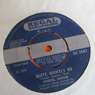 Quite Rightly So / In The Wee Small Hours Of Sixpence