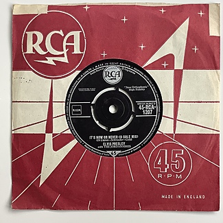 It’s now or never by Elvis Presley