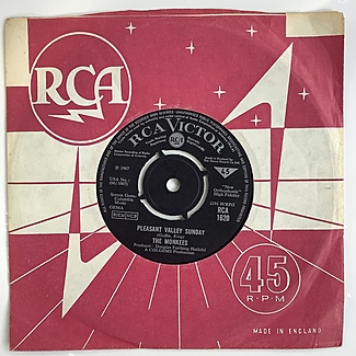 Pleasant Valley Sunday / Words