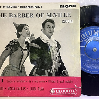 Rossini excerpts from Act 1 of The Barber Of Seville by Maria Callas