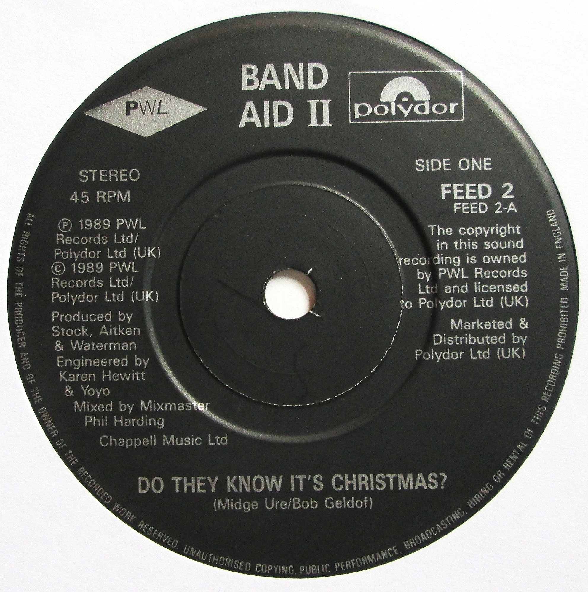 Do They Know It's Christmas? for sale  elvinyl