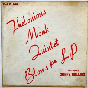 Thelonious Monk Quintet Blows For LP