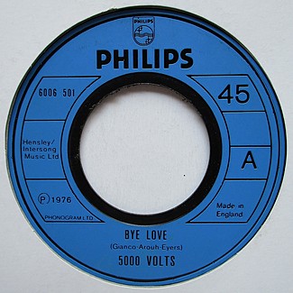 Bye Love by 5000 Volts