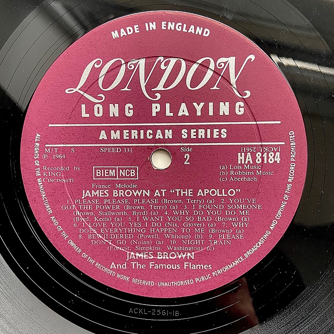 James Brown Live At The Apollo