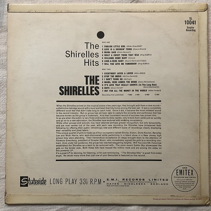 The Shirelles Hits