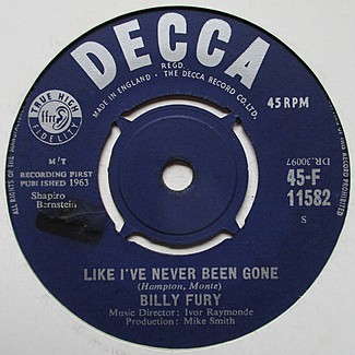 Like I've Never Been Gone by Billy Fury