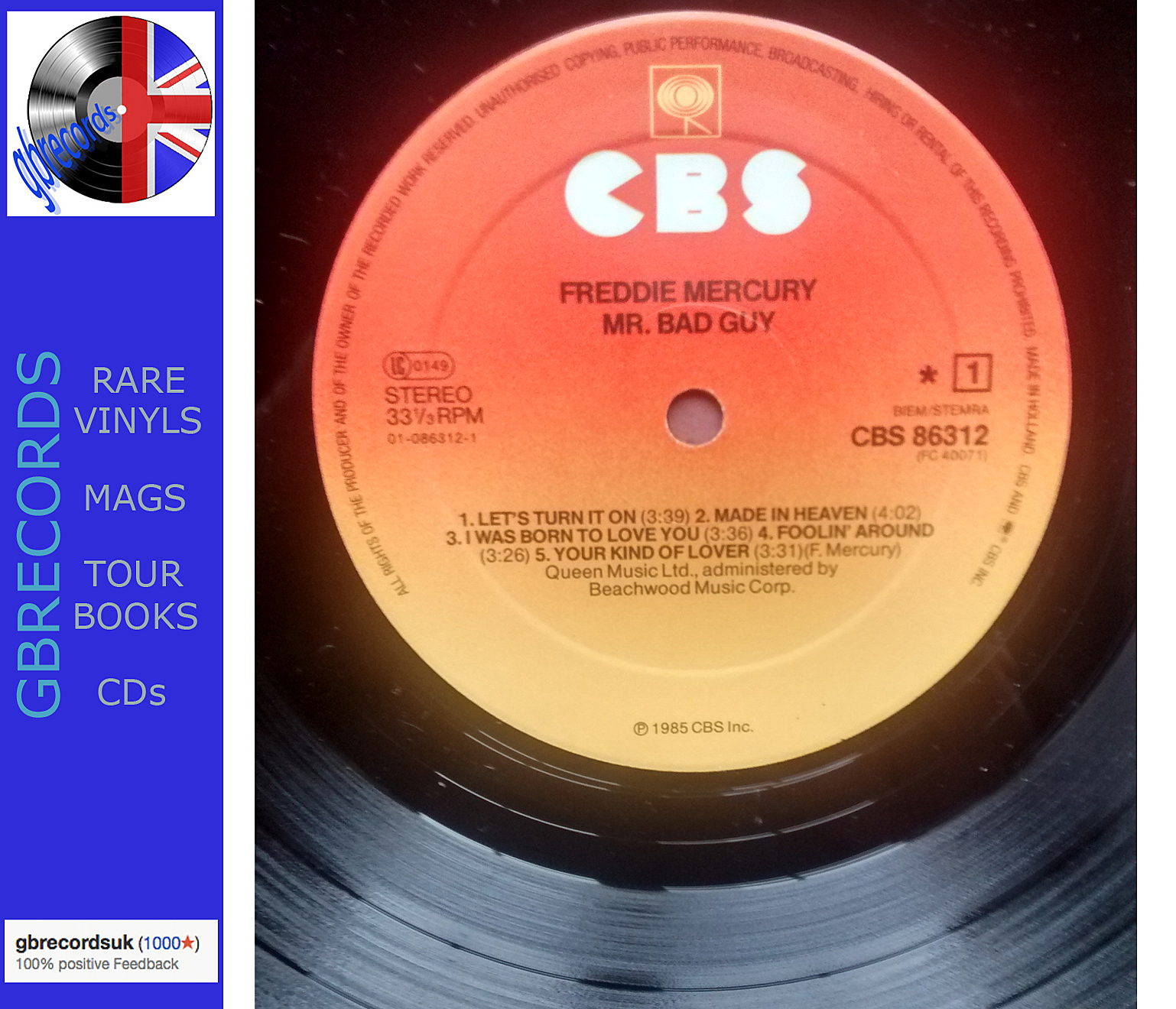 Mr Bad Guy For Sale Elvinyl Mr bad guy for sale elvinyl