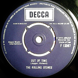 Out Of Time / Jiving Sister Fanny by The Rolling Stones