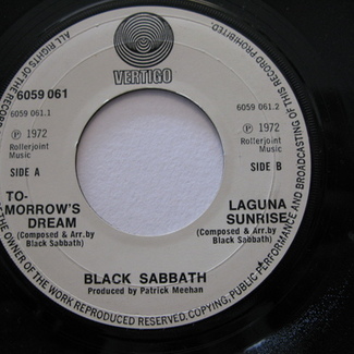 Tomorrow's Dream / Laguna Sunrise by Black Sabbath