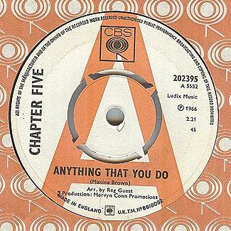 Anything You Do Is Alright / You Can't Mean It by Chapter Five