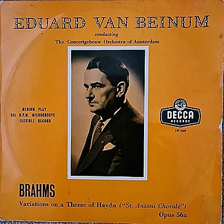 Variations On A Theme Of Haydn ("St. Antoni Chorale") Opus 56a by Johannes Brahms