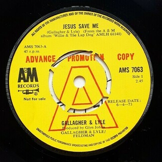 Jesus Save Me / Among The Birks by Gallagher and Lyle