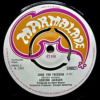 Song For Freedom / Sing To Me Woman by Gordon Jackson