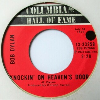 Knockin' On Heaven's Door / A Fool Such As I by Bob Dylan