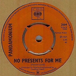 No Presents For Me / Sun Shines From His Eyes by Pandamonium