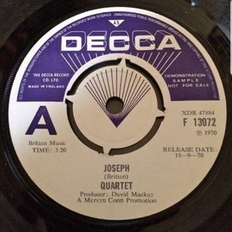 Joseph / Mama Where Did You Fall by Quartet