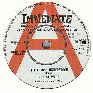 Little Miss Understood / So Much To Say by Rod Stewart