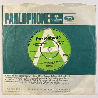 This Just Doesn't Seem To Be Me My Day / She Wanders Through My Mind by Roger Denison