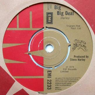Big Big Deal / Bed In The Corner by Steve Harley