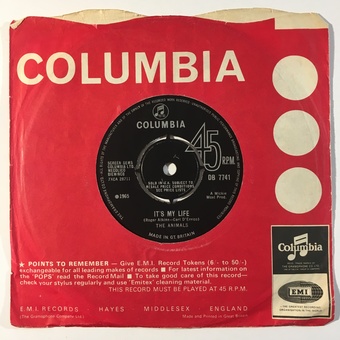 It's My Life / I'm Going To Change The World by The Animals