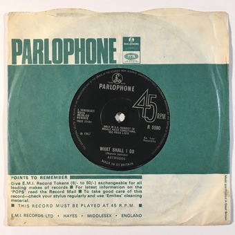 What Shall I Do / In The Deep End by The Artwoods