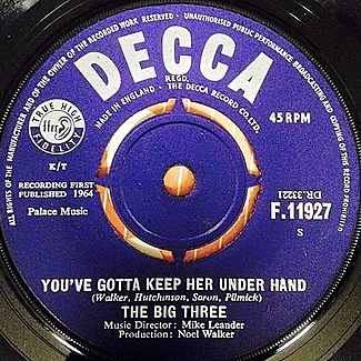 If You Ever Change Your Mind / You've Got To Keep Her Under Hand by The Big Three