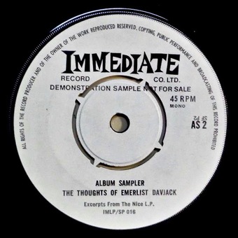 Album Sampler - The Thoughts Of Emerlist Davjack by The Nice