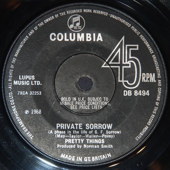 Private Sorrow / Balloon Burning by The Pretty Things