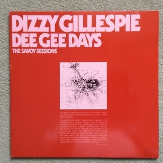 Dee Gee Days by Dizzy Gillespie