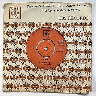 Bossa Nova U.S.A. / This Canโt Be Love by The Dave Brubeck Quartet