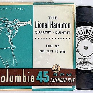 China Boy / This Canโt Be Love by Lionel Hampton And His Quartet