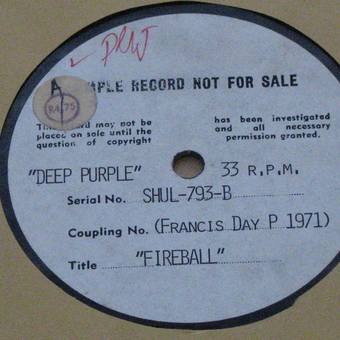 DEEP PURPLE - Fireball by Darryl Menkin