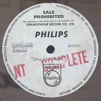 AMBROSE SLADE - "Beginnings" by Darryl Menkin