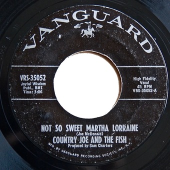 Not So Sweet Martha Lorraine / The Masked Marauder by Country Joe And The Fish