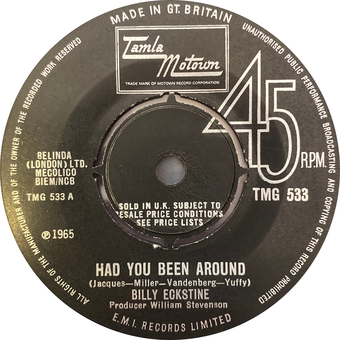 Had You Been Around/Down To Earth by Billy Eckstine