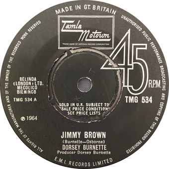 Jimmy Brown / Everybody's Angel by Dorsey Burnette