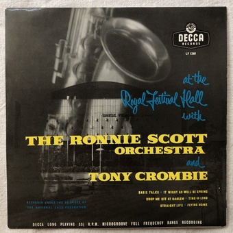 At The Royal Festival Hall with... by The Ronnie Scott Orchestra and Tony Crombie