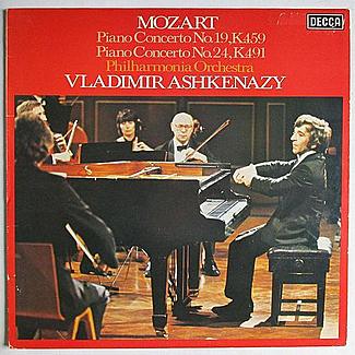 Mozart Piano Concerto No.19 K459 , No.24 K491 by Vladimir Ashkenazy
