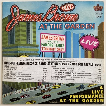 Live At The Garden by James Brown
