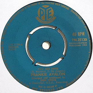 You Are Mine by Frankie Avalon