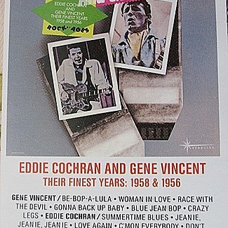 Their Finest Years: 1958 & 1956 by Eddie Cochran And Gene Vincent
