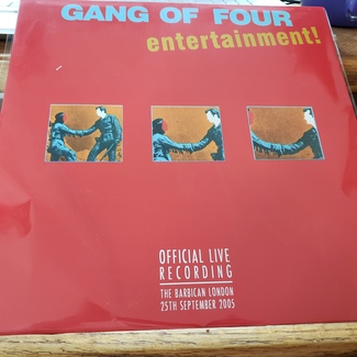 Entertainment-Official Live Recording by Gang Of Four