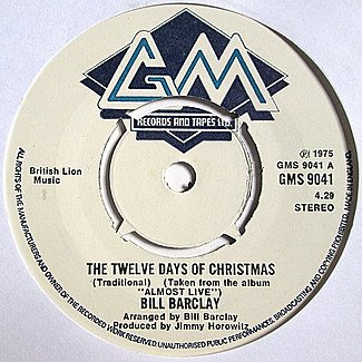 The Twelve Days Of Christmas by Bill Barclay