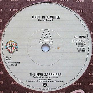 Once In A While / Falling In Love by The Five Sapphires