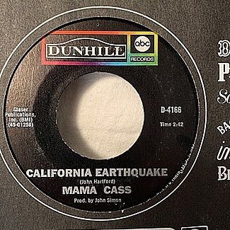 California Earthquake by Cass Elliot