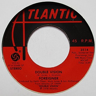 Double Vision / Lonely Children by Foreigner